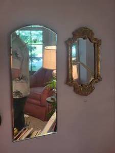 lot 123 image: Vintage Art Dcor Mirrors