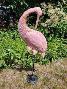 lot 36 image: Steel Graden Flamingo
