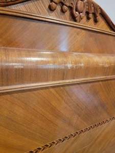 lot 151A image: Romantic Art Deco Waterfall Bed Frame  Full