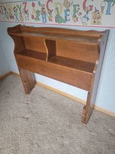 lot 163 image: Primitive Twin Headboard