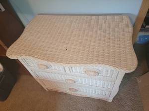 lot 54 image: Pier 1 Jamaica Collection Wicker Bedroom Dresser