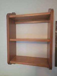 lot 55 image: Curio Shelf Hanging Wall Shelf