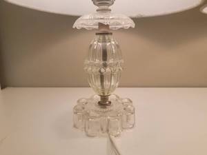 lot 60A image: Vintage Crystal Table Lamps