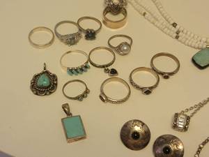 lot 60 image: Sterling Silver Jewelry Collection