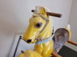 lot 183 image: Retro Spring Rocking Horse