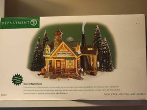 lot 77A image: Department 56 Christmas Village Collection A - (4)