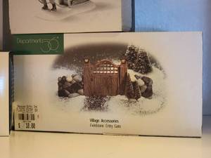 lot 77B image: Department 56 Christmas Village Collection B - (6)
