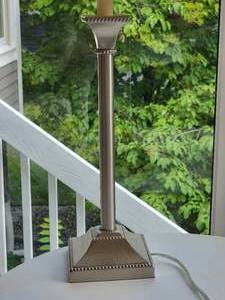 lot 232 image: Elegant Candlestick Table Lamp
