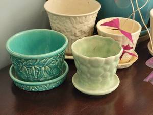 lot 229 image: Vibrant Miniature Flower Pot Collection (9)