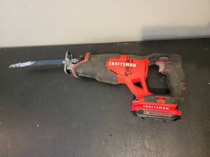lot 214 image: Craftsman 20V Reciprocating Saw
