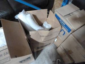 lot 26 image: White Coats & Factory Items