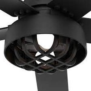 lot 42 image: Hunter Spring Mill 52 4 Blade Indoor  Outdoor LED Ceiling Fan