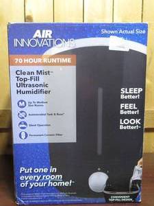 lot 16 image: Air Innovations Top Fill Ultrasonic Humidifier with Ceramic Filter