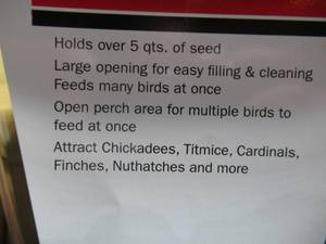 lot 43 image: 2 Meijer Square Seed Feeders - Green Roof