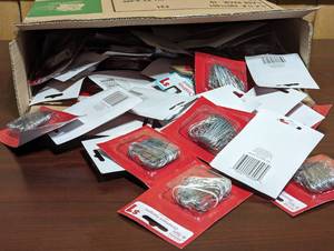 lot 49 image: Huge Box of ornament hooks