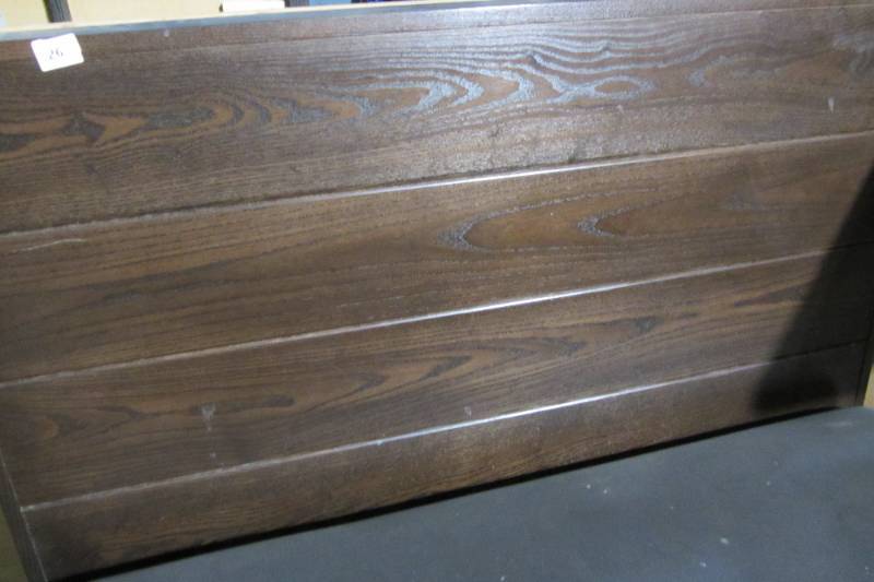 Rustic Look Wood and fabric Bench