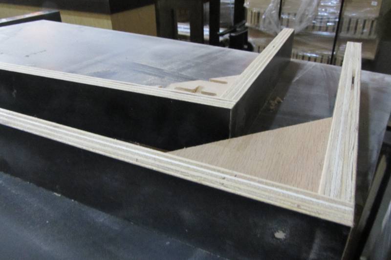 Set Of Two Black Cabinets