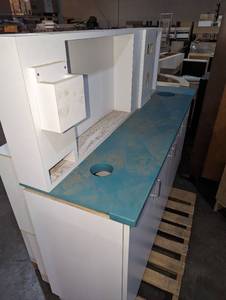 Commercial Grade counter with removeable top shelf