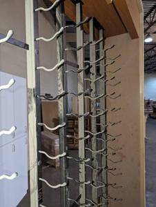 Wine Cellar Wall - With Vintage eview Wine Racks - 57 bottles total - 96 x 53 x 12.75