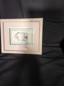 lot 21 image: Framed Fish Art