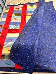 lot 68 image: 3 Handmade Patchwork Quits