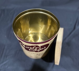 lot 87 image: Vintage Antique Charles Chips Tin