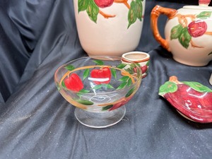 lot 300 image: Lot of 25 Franciscan Apple China Dishes