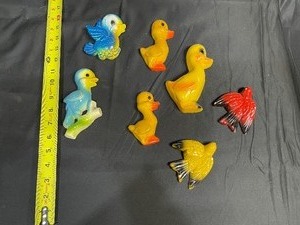lot 127 image: Collection of Mid-Century Modern Plaster of Paris, Birds, and Ducklings