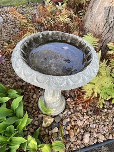 lot 188 image: Vintage Concrete Birdbath
