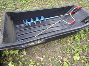 Otter Sled II , Ice Augers