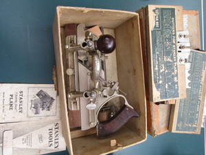 Antique Stanley 45 Plane & Cutters