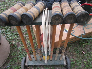 Vintage Croquet Set