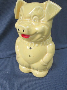 Pig Cookie Jar - Paws in Pockets