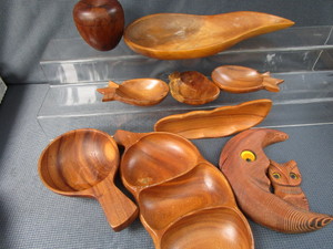 Wooden Serving & Owls