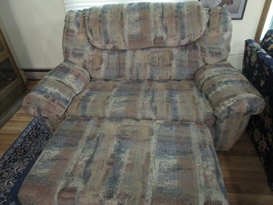 Loveseat Sleeper Sofa & Ottoman