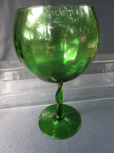 Blown Glass Pedestal Bowl