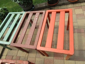 Metal Luggage Stands - Great Benches