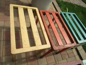 Metal Luggage Stands - Great Benches