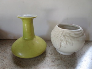 Red Wing Vase, Unmarked Planter