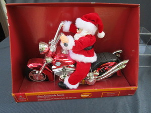 Santa on Motorcycle