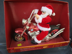 Motorcycle Santa