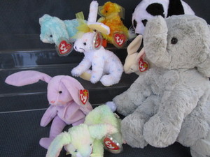 Plush Guns & Ty Beanies