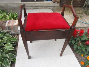 Vintage Organ Bench