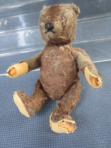 Antique Straw Stuffed Bear - Steiff