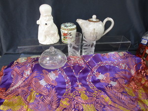 Teapot & Bamboo Cheese Tray