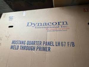 lot 7 image: NIB 1967 Ford Mustang Quarter Panel LH FB Weld Through Primer