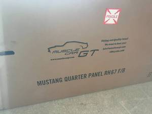 lot 8 image: NIB 1967 Ford Mustang RH Quarter Panel  