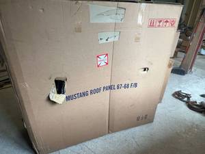 lot 9 image: NIB 1967-1967 Ford Mustang Roof Panel