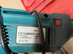 lot 54 image: 12 Hammer Drill