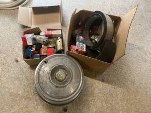 lot 61 image: Filters, Spark Plugs & Hub Caps